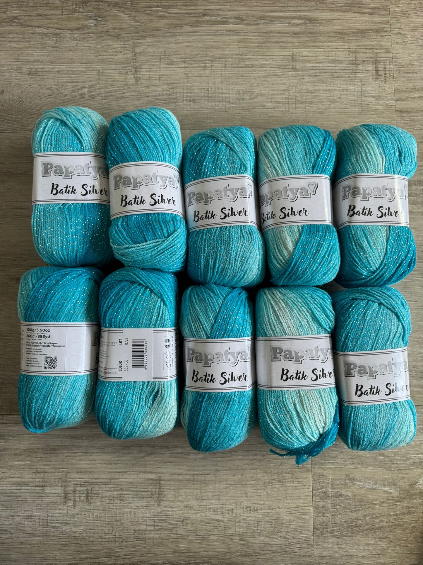 10x Papatya Batik Silver - Verkäuferin Jasmin