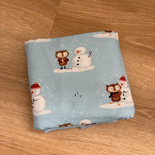 Eule mit Schneemann Jersey- Verkäuferin Lara