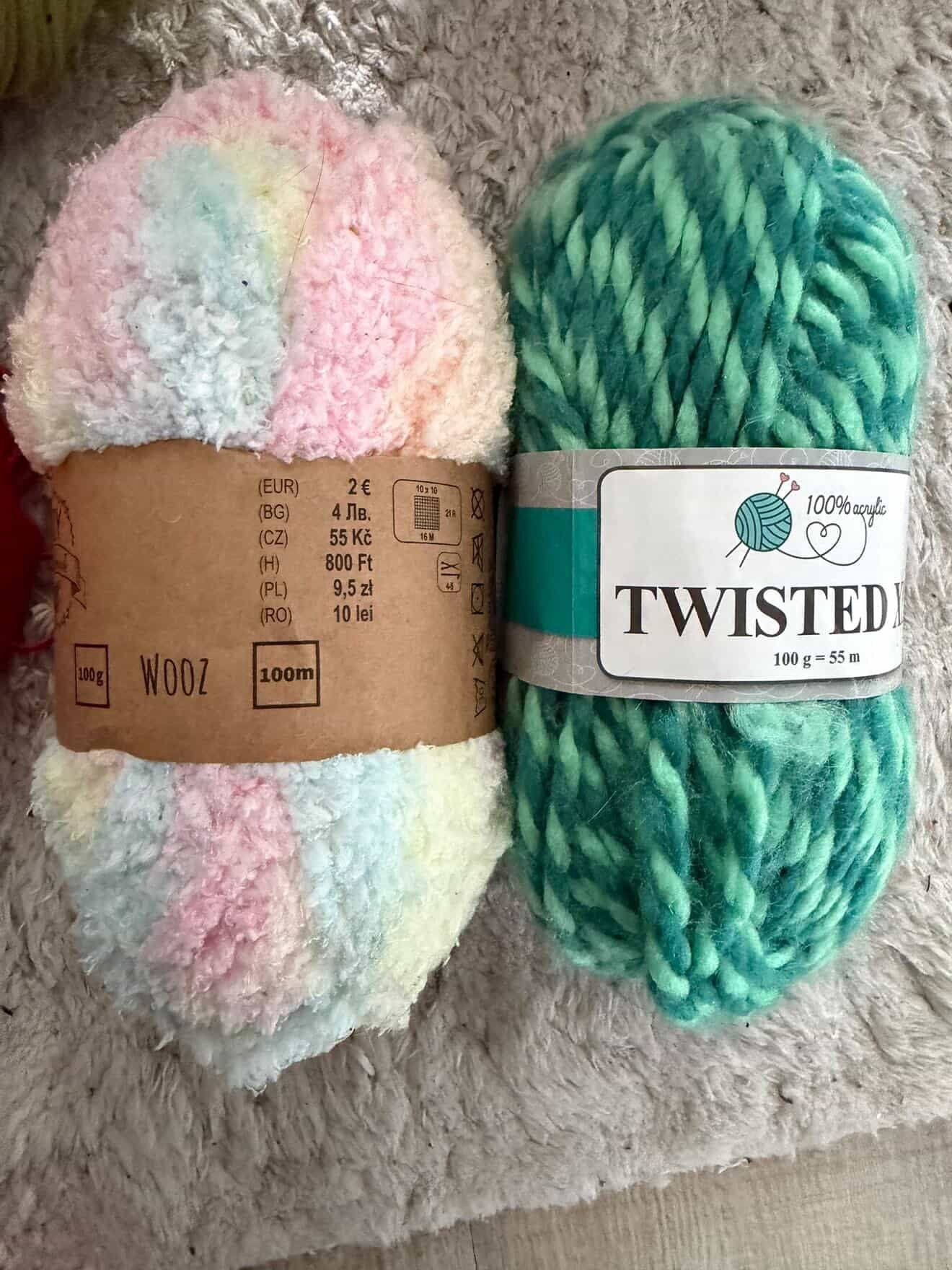 2x Tedi und Twisted Garn - Verkäuferin Lucy