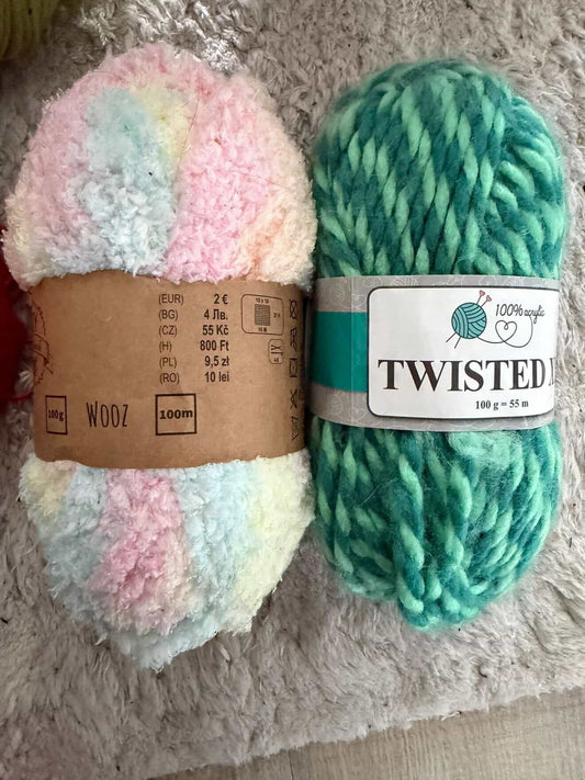 2x Tedi und Twisted Garn - Verkäuferin Lucy
